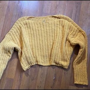 Yellow sweater